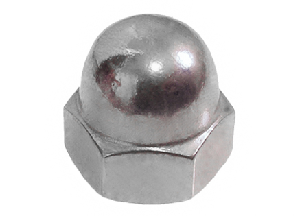 Stainless Steel Domed Nuts - Hexagon Domed Cap Nuts, DIN 1587