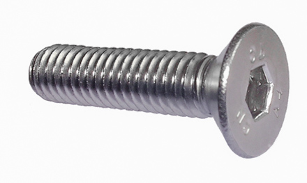 Stainless Steel Machine Screws - Countersunk Head, Hexagon Socket with Imperial UNC & UNF Threads