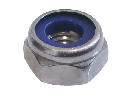 Stainless Steel Imperial Thread Nylock Nut